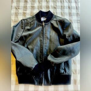 XS faux leather jacket
